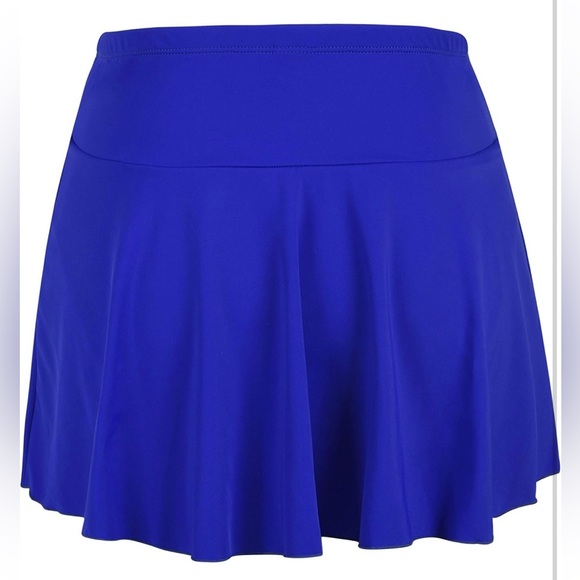 Swim Skirt Women's Mid Waist Tummy Control Swimwear Plus Size Swimsuit Bottom - Picture 3 of 7